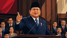  Presiden Prabowo Subianto di Sidang Paripurna DPR RI. (Foto dibuat dengan AI)