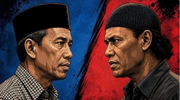 Ilustrasi foto Ahmad Bahar dan Ketua Umum GRIB Jaya Hercules Rosario Marshal. [Suara.com/Emma] 