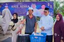 Wakil Ketua III DPRD Provinsi Kalimantan Tengah (Kalteng), Junaidi, yang memilih mengisi hari besar keagamaan ini dengan turun langsung menemui masyarakat di wilayah Kota Palangka Raya pada Rabu (27/5/2026).Foto:Istimewa