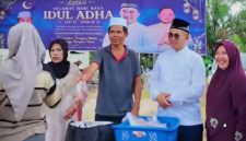 Wakil Ketua III DPRD Provinsi Kalimantan Tengah (Kalteng), Junaidi, yang memilih mengisi hari besar keagamaan ini dengan turun langsung menemui masyarakat di wilayah Kota Palangka Raya pada Rabu (27/5/2026).Foto:Istimewa