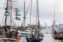 Iluatrasi kapal-kapal yang ikut terlibat dalam Global Sumud Flotilla untuk Gaza, Palestina. (ANTARA/Anadolu/py) 