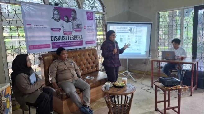 Diskusi AJI Palembang mengenai mekanisme penyelesaian sengketa pers 