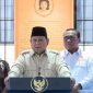 Presiden Republik Indonesia, Prabowo Subianto, menghadiri prosesi peresmian Museum dan Rumah Singgah Marsinah di Kabupaten Nganjuk, Jawa Timur, pada Sabtu (16/5/2026). (tangkap layar)