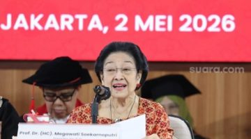 Ketua Umum DPP PDI Perjuangan, Megawati Soekarnoputri, melontarkan kritik tajam terhadap proses hukum kasus penyiraman air keras yang menimpa Wakil Koordinator KontraS, Andrie Yunus. (Foto dok. PDIP) 