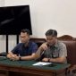 Briptu Garindra Aldo, S.H., yang membacakan petitum (permohonan) dari pihak kepolisian dalam sidang perkara praperadilan kasus Andrie Yunus di Pengadilan Negeri (PN) Jakarta Selatan, Selasa (26/5/2026). (Suara.com/Dinda Pramesti K) 