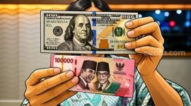 Ilustrasi kurs Rupiah terhadap Dolar AS [Suara.com/Antara/Diolah menggunakan AI] 