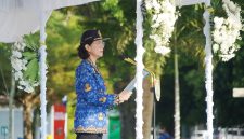 Pj. Sekda Kalimantan Tengah Linae Victoria Aden memimpin upacara Hari Lahir Pancasila 2026 di Halaman Kantor Gubernur Kalteng Palangka Raya bersama jajaran ASN Pemerintah Provinsi Kalimantan Tengah. Senin (1/6/26)