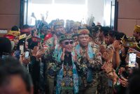Gubernur Kalimantan Tengah Agustiar Sabran mengajak generasi muda Dayak untuk terus menjaga persatuan, melestarikan budaya, dan berkontribusi aktif dalam pembangunan daerah saat menghadiri peringatan HUT ke-16 Gerdayak Indonesia di Palangka Raya. (6/6/26)