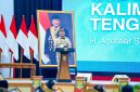 Gubernur Kalimantan Tengah Agustiar Sabran menyampaikan sambutan saat membuka Rapat Kerja Daerah (Rakerda) DPD APDESI Kalimantan Tengah Tahun 2026 di Aula Jayang Tingang, Kantor Gubernur Kalteng, Palangka Raya. Gubernur menegaskan pentingnya peran desa sebagai fondasi utama pembangunan daerah dan penggerak ekonomi masyarakat menuju Indonesia Emas 2045. Rabu (10/6/2026).