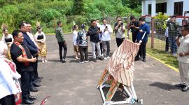 Wakil Gubernur Kalimantan Tengah, Edy Pratowo, tiba di Kabupaten Murung Raya dan disambut langsung oleh Bupati Murung Raya, Heriyus, bersama jajaran Pemerintah Kabupaten Murung Raya di Bandara Dirung, Rabu (24/6/2026)