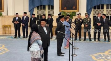 Resmi Prabowo Angkat Said Iqbal jadi Penasihat Presiden dan Nanik S Deyang Sebagai Pemimpin BGN (Suara.com/Novian) 