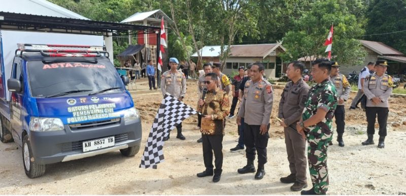 Bupati Heriyus Lounching Operasional SPPG Kemala Presisi Polres Murung Raya