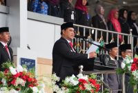 Foto Pemerintah Kabupaten Barito Utara menggelar kegiatan pengambilan sumpah/janji Pegawai Negeri Sipil (PNS)