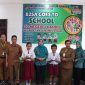 Foto Ketua TP PKK Kabupaten Barito Utara, Hj. Maya Savitri Shalahuddin menghadiri kegiatan B2SA Goes To School di SDN-1 Kandui