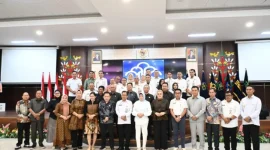DPRD Barito Utara Sinkronisasi Dua Raperda Inisiatif di Kemenkumham Kalteng. Dok/foto: Setwan
