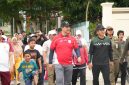 Foto Bupati Barito Utara, H. Shalahuddin, secara resmi melaunching kegiatan Car Free Day (CFD) di Barito Utara