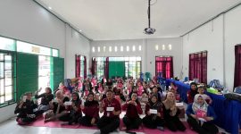 Foto kegiatan Program Ibu Hamil Sehat dengan tema “Cegah Stunting Dimulai dari Ibu Hamil Sehat dan Bahagia”.
