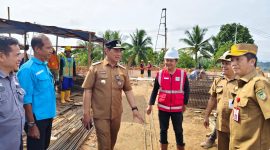 Bupati Shalahuddin saat sidak di PDAM Barito Utara, Selasa(23/6/26). Foto. Dadang