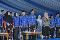 Foto Bupati Barito Utara, H. Shalahuddin, yang hadir langsung didampingi Wakil Bupati Felix Sonadie Y. Tingan dan Sekretaris Daerah Muhlis
