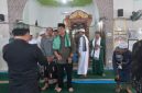 Foto Bupati Barito Utara bersama Wakil Bupati Felix Soenadi Y. Tingan dan Sekretaris Daerah Muhlis melaksanakan kegiatan Safari Salat Jumat
