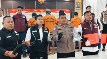 Polres Barut saat gelar pres rilis tangkapan narkoba dan 2 C , Senin(29/6/26).Foto.Deni