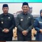 Foto Ketua DPRD Kabupaten Barito Utara, Ir. Hj. Mery Rukaini. Agenda penting ini turut dihadiri oleh Wakil Bupati Barito Utara, Felix Sonadie Y. Tingan, serta Sekretaris Daerah Kabupaten Barito Utara, Muhlis