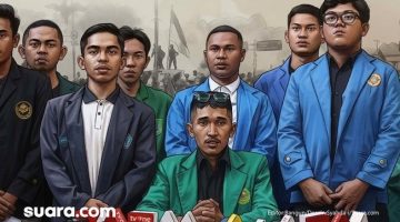 Kontroversi klaim BEM Bersatu yang justru dibantah kampus. (Dok. Suara.com)