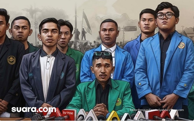 Kontroversi klaim BEM Bersatu yang justru dibantah kampus. (Dok. Suara.com)