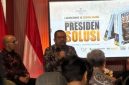 Peluncuran buku Presiden Solusi di University Club, Jakarta, Senin (8/5/2026). (Suara.com/Lilis Varwati) 