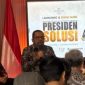 Peluncuran buku Presiden Solusi di University Club, Jakarta, Senin (8/5/2026). (Suara.com/Lilis Varwati) 