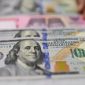 Ilustrasi nilai tukar rupiah terhadap dolar AS. [Antara] 