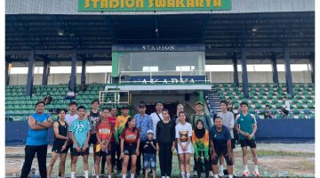 PASI Barito Utara gelar TC persiapan Porprov di stadion Swakarya. foto.Dadang