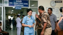 Ilustrasi dokter diintimidasi. (Foto sebagai ilustrasi dibuat dengan AI) 