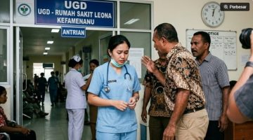 Ilustrasi dokter diintimidasi. (Foto sebagai ilustrasi dibuat dengan AI) 
