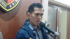 Kasat Reskrim Polres Metro Jakarta Timur AKP Bayu Kurniawan di Mapolres Metro Jakarta Timur, Senin (1/6/2026). (ANTARA/Siti Nurhaliza). 