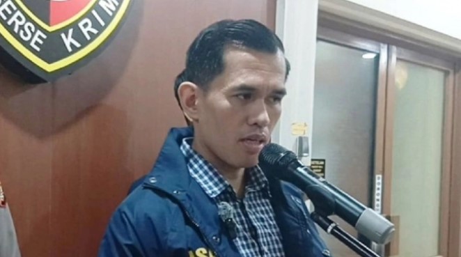 Kasat Reskrim Polres Metro Jakarta Timur AKP Bayu Kurniawan di Mapolres Metro Jakarta Timur, Senin (1/6/2026). (ANTARA/Siti Nurhaliza). 