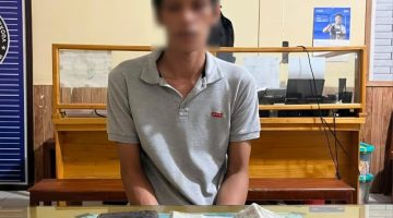 Mahasiswa diduga pengedar sabu di barito timur inisial AJP alias J. Foto: 1tulah.com/zakirin