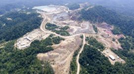 Pertambangan Tanpa Izin (PETI) di Kabupaten Musi Rawas Utara (Muratara), Sumatera Selatan [Ist]. 