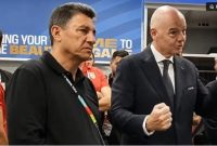 FIFA Paksa Iran Tinggalkan AS! Pencitraan Infantino, Masuk Ruang Ganti dan Ucap Kata-kata Manis [Tangkap layar X]