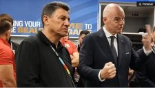 FIFA Paksa Iran Tinggalkan AS! Pencitraan Infantino, Masuk Ruang Ganti dan Ucap Kata-kata Manis [Tangkap layar X]