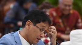 Menteri Keuangan Purbaya Yudhi Sadewa memberikan keterangan saat konferensi pers APBN KiTa edisi Mei 2026 di Jakarta, Selasa (19/5/2026). [ANTARA FOTO/M Risyal Hidayat/tom]