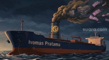 Ilustrasi kasus dugaan manipulasi ekspor CPO [Suara.com/Emma] 