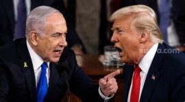 Kolase Trump-Netanyahu [Suara.com/AI] 