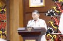 Kepala Biro Kesejahteraan Rakyat Setda Provinsi Kalimantan Tengah Rus`ansyah membuka kegiatan Koordinasi dan Sinkronisasi Kebijakan Kesejahteraan Rakyat Bidang Kebudayaan Tahun 2026 di Aula Eka Hapakat, Kantor Gubernur Kalimantan Tengah. Kegiatan ini menjadi langkah strategis dalam memperkuat kelembagaan Kedamangan dan melestarikan budaya serta hukum adat Dayak di Kalimantan Tengah. Rabu (1/7/2026).