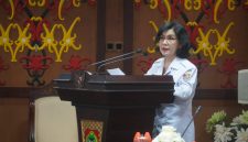 Sekda Provinsi Kalimantan Tengah Linae Victoria Aden membuka Workshop Kemitraan