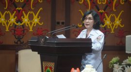 Sekda Provinsi Kalimantan Tengah Linae Victoria Aden membuka Workshop Kemitraan 