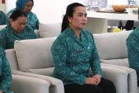 TP PKK Mura mengikuti kegiatan Zoom Meeting Edukasi Keuangan bagi Perempuan dalam rangka Bulan Literasi Keuangan (BLK) 2026 yang diikuti TP-PKK dari seluruh Indonesia, Selasa (9/6/2026).