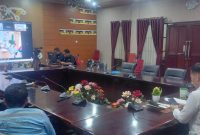 Sosialisasi pengusulan calon penerima Program BSPS Tahun 2026 secara virtual dari Aula A Setda Kantor Bupati Murung Raya, Rabu (1/7/2026).