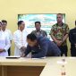 Heriyus saat menghadiri acara serah terima pengelolaan pendidikan dari Kongregasi Kasih Yesus dan Maria, Bunda Pertolongan Baik (KYM) kepada Yayasan Filia Gracia Murung Raya, yang selanjutnya diteruskan kepada Kongregasi Suster-Suster Jesus Maria Josep (SJMJ), Sabtu (4/7/2026) di Puruk Cahu