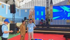 Bupati Murung Raya (Mura), Heriyus, meninjau langsung kesiapan venue pelaksanaan Pembukaan Sinode Umum XXV Gereja Kalimantan Evangelis (GKE) di GOR Tana Malai Tolung Lingu (TMTL) 